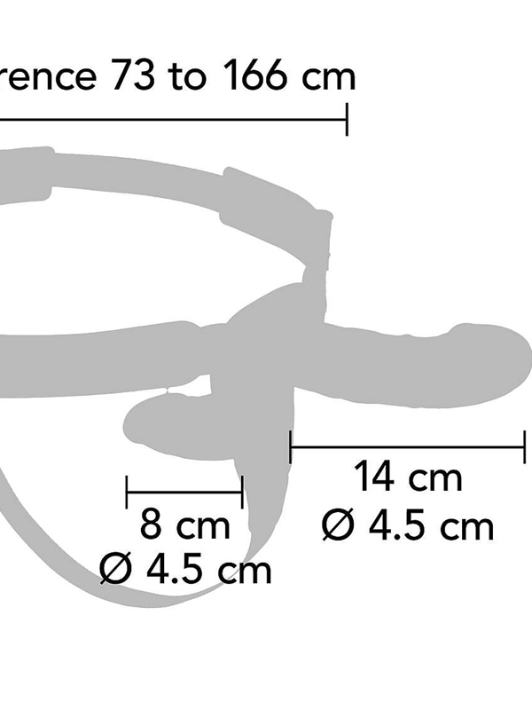 Godes Ceintures vibrants Double Sextoys Strap-on Oh! Darling