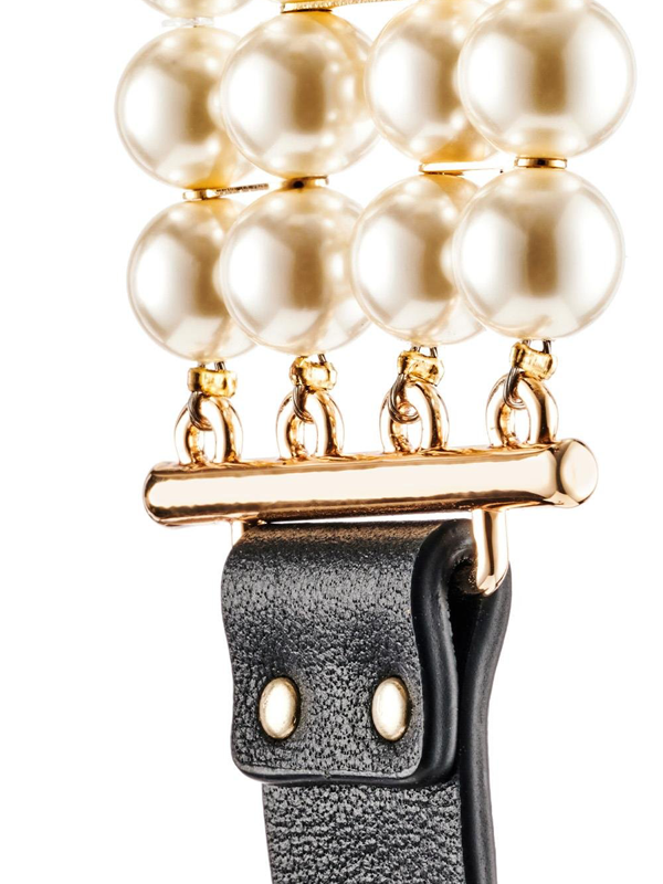 Collier laisse Majestic perles BDSM Accessoire Oh! Darling