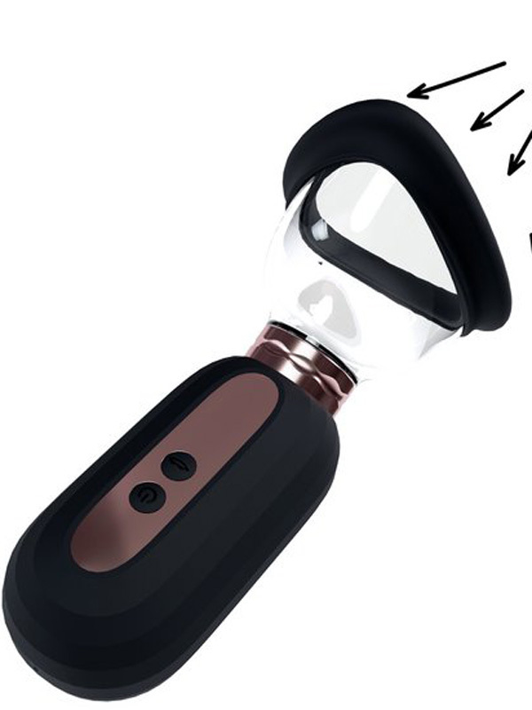 Pompe rechargeable pour vulve et seins ou clitoris - Noir Sextoys Pompes à clitoris, vulve et tétons Oh! Darling