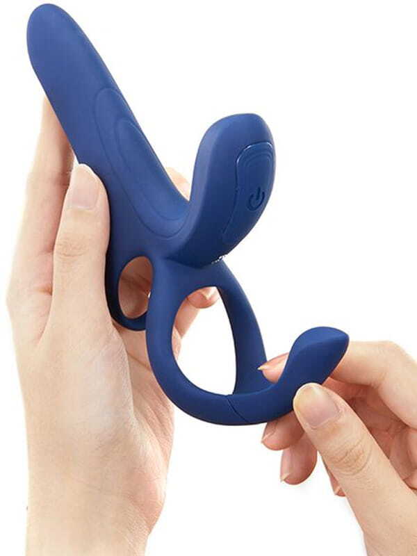 Pleasure Pivot stimulateur connecté pour couple 4 en 1 bleu Sextoys Sextoy Homme Oh! Darling