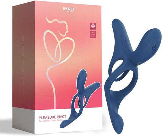 Pleasure Pivot stimulateur connecté pour couple 4 en 1 bleu Sextoys Sextoy Homme Oh! Darling