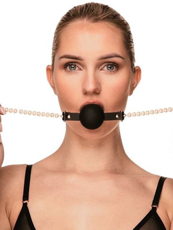 Bâillon Majestic perles BDSM Baillon Oh! Darling