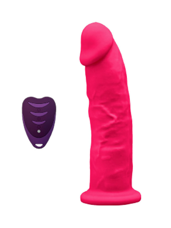 Dildo SilexD M2 vibrant et télécommandé rose 17,5 cm Sextoys Vibromasseur Oh! Darling