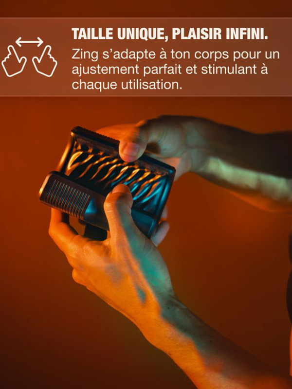 Masturbateur Solo ou couple Zing noir Sextoys Masturbateur Oh! Darling