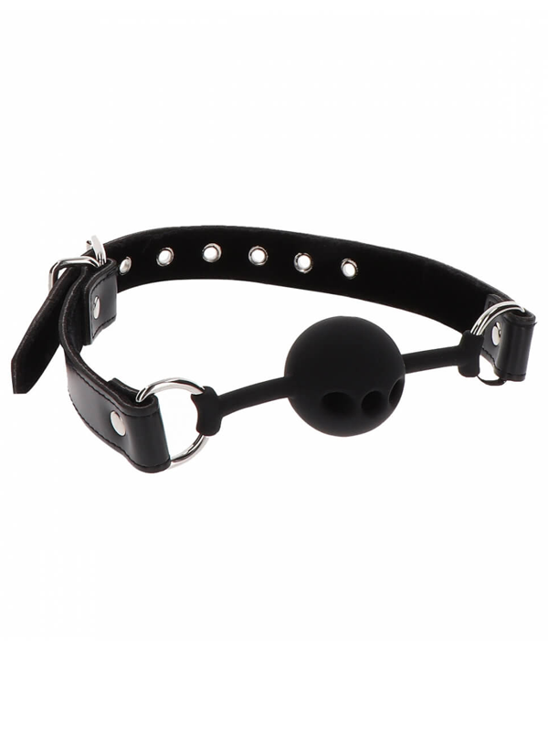 Bâillon-boule respirant en silicone noir Taboom Cad'Oh! Idées cadeaux sexy Oh! Darling
