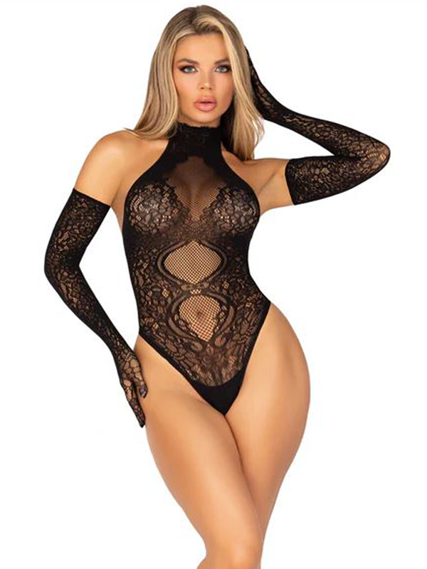 Ensemble 2 pièces: Body et gants Lingerie Lingerie Sexy Oh! Darling