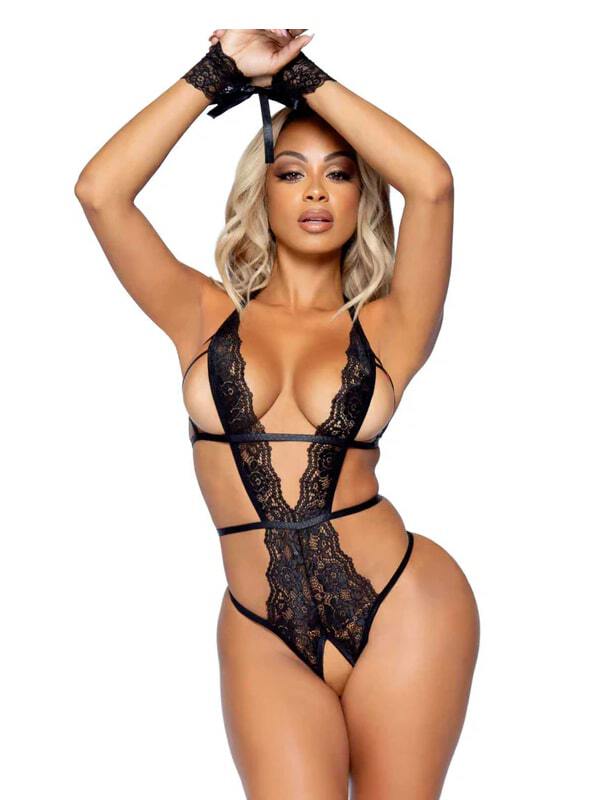 Body avec menottes 81642 Leg Avenue Lingerie Body Oh! Darling