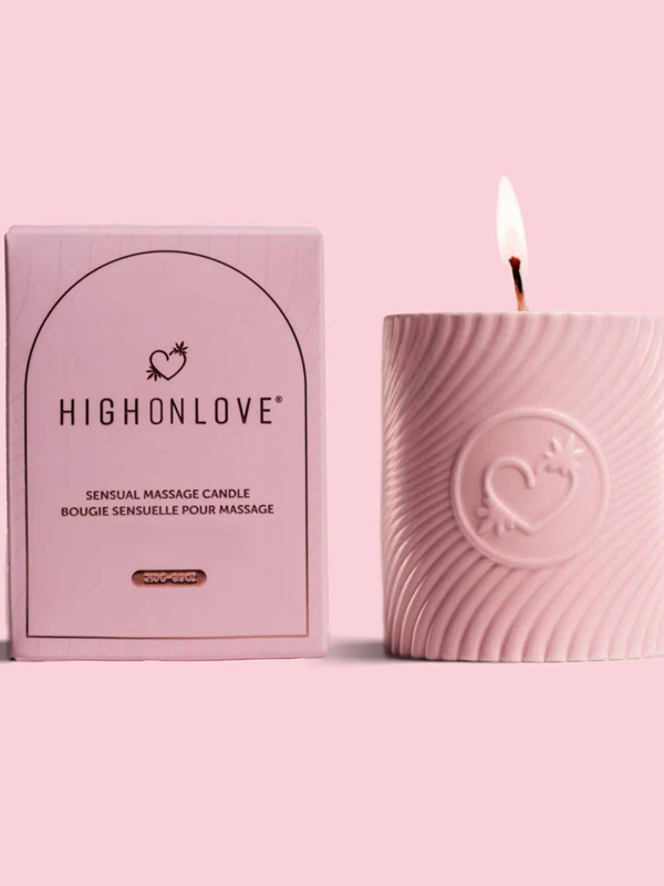 Bougie sensuelle pour massage HighOnLove fraise Bien-être Bougie de massage Oh! Darling