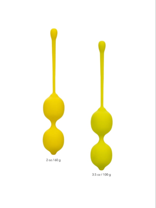 Set Boules de Geisha Lemon Kegel Training Calexotics Sextoys Boules de geisha Oh! Darling