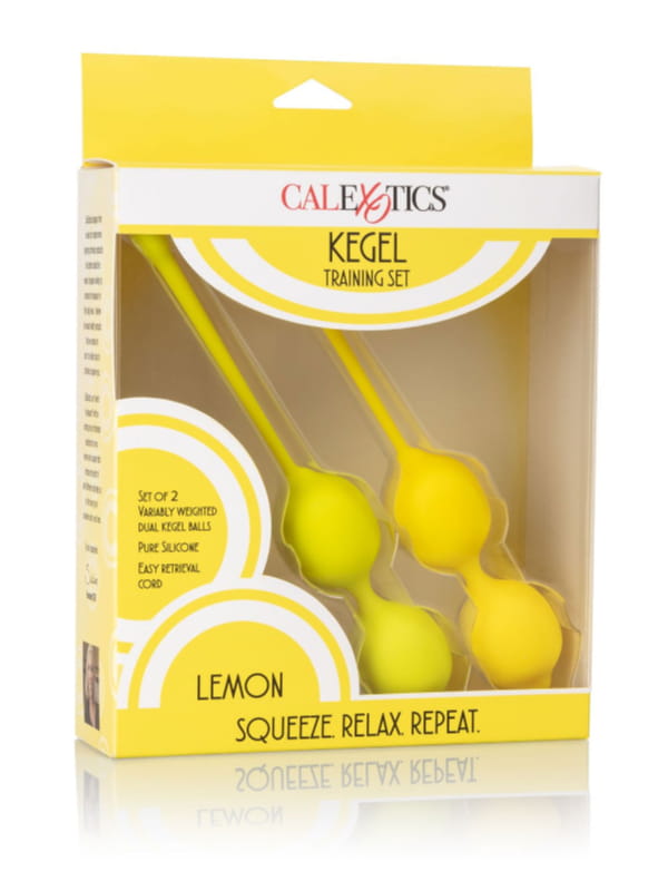 Set Boules de Geisha Lemon Kegel Training Calexotics Sextoys Boules de geisha Oh! Darling