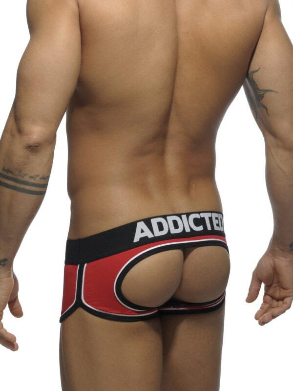 Boxer Double Piping Bottomless Addicted Lingerie Lingerie Homme Oh! Darling