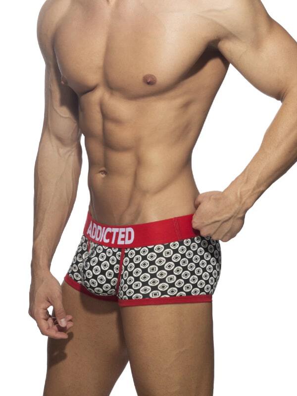 Boxer Geometric Trunk Addicted Lingerie Lingerie Homme Oh! Darling