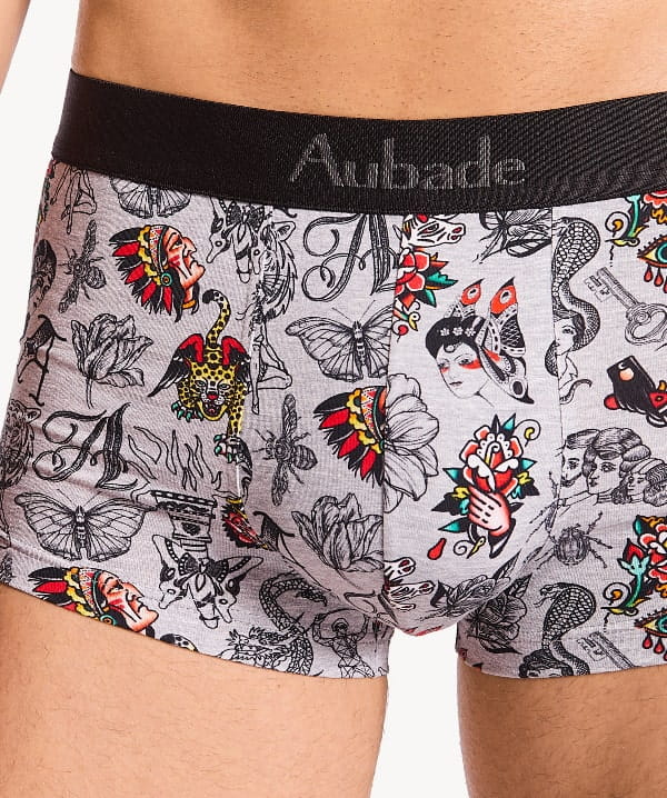 Boxer Grey Art Aubade Lingerie Lingerie Homme Oh! Darling