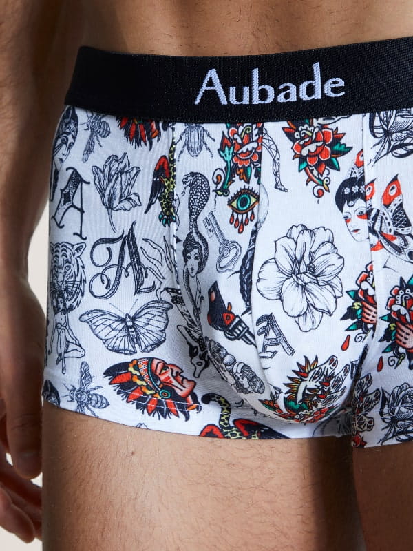Boxer Trunk White Art Aubade Lingerie Lingerie Homme Oh! Darling