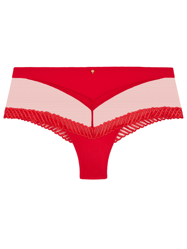 Shorty Sheer Emotion rouge Aubade Lingerie Lingerie Sexy Oh! Darling