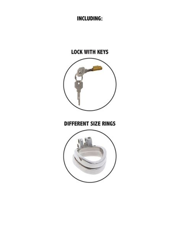 Cage de chasteté métal 6cm BDSM Cage de chasteté Oh! Darling