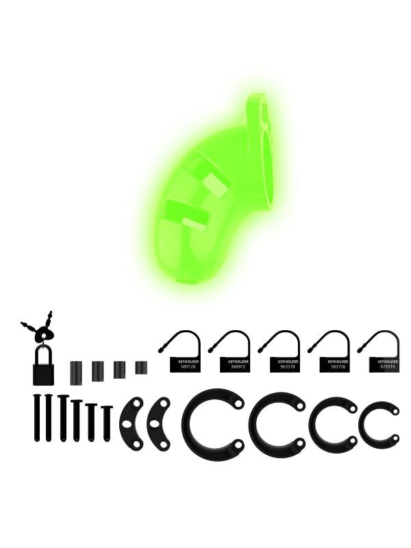 Cage de chasteté Glow in The Dark Ouch BDSM Cage de chasteté Oh! Darling