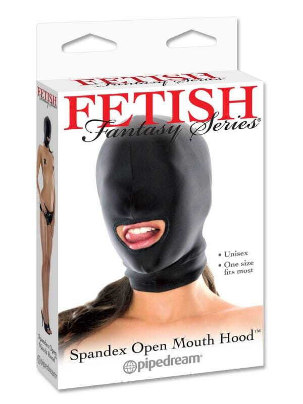 Cagoule spandex Open Mouth Hood Fetish fantasy BDSM Cagoule / Masque Oh! Darling