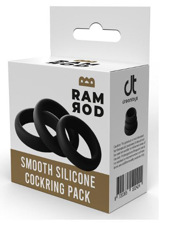 Cockrings Set Noir Sextoys Cockring - Gaine de pénis Oh! Darling