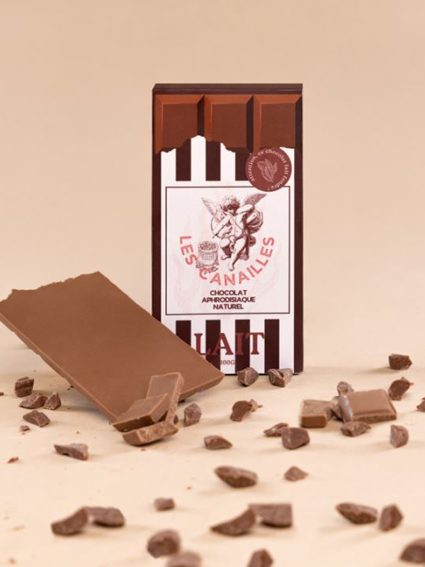 Tablette de Chocolat au lait Aphrodisiaque Aphrodisiaque Chocolat au Lait Aphrodisiaque Oh! Darling