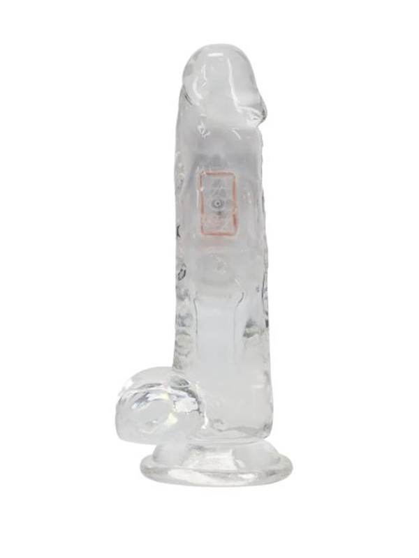 Dildo vibrant Lumineux LED avec testicules 15 Cm Sextoys Stimulation vaginale Oh! Darling