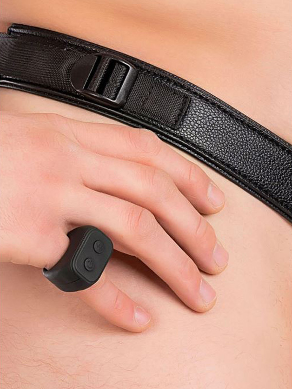Gode ceinture vibrant creux Strap on 16 cm Sextoys Strap-on Oh! Darling