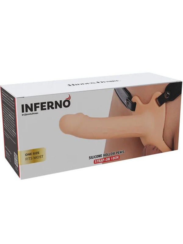 Gode ​​ceinture pénis creux Strap on 18 cm Sextoys Strap-on Oh! Darling