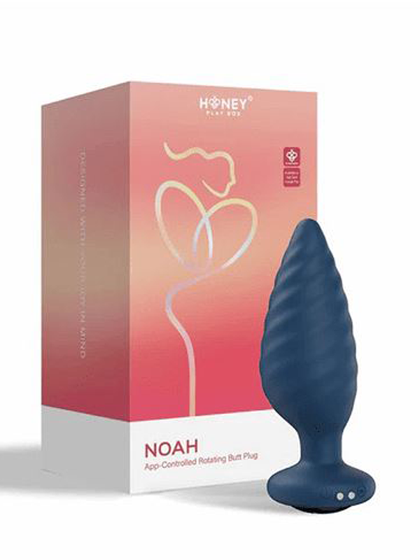 Plug Anal Rotatif Noah - Bleu Sextoys Plug anal Oh! Darling