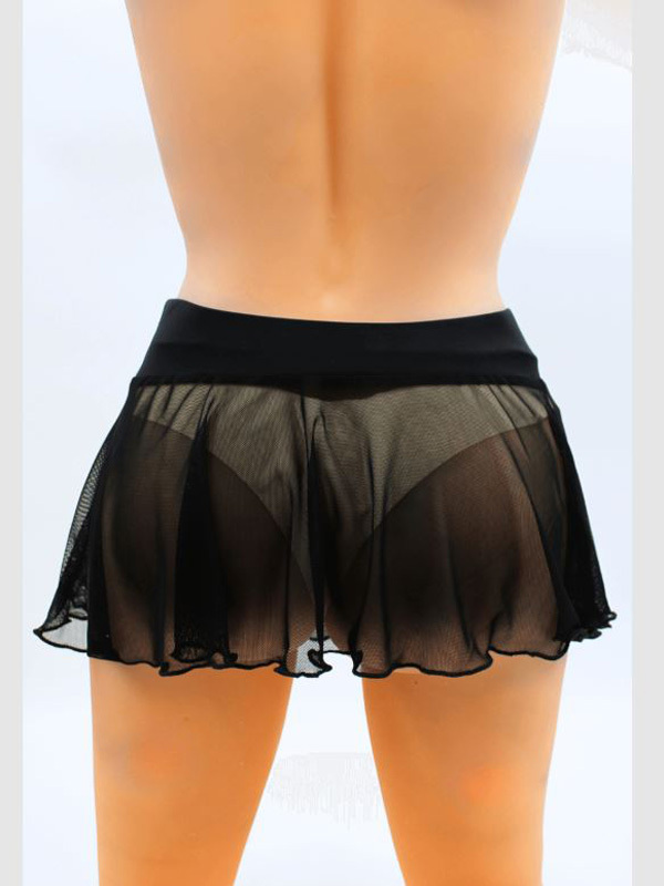 Mini jupe noire Stella Lingerie Lingerie Sexy Oh! Darling