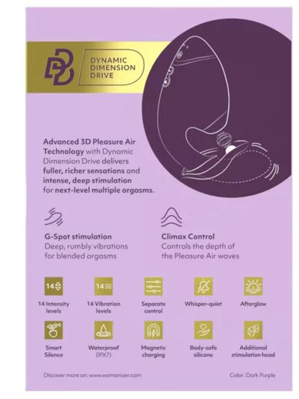 Next duo violet Sextoys Stimulation vaginale Oh! Darling