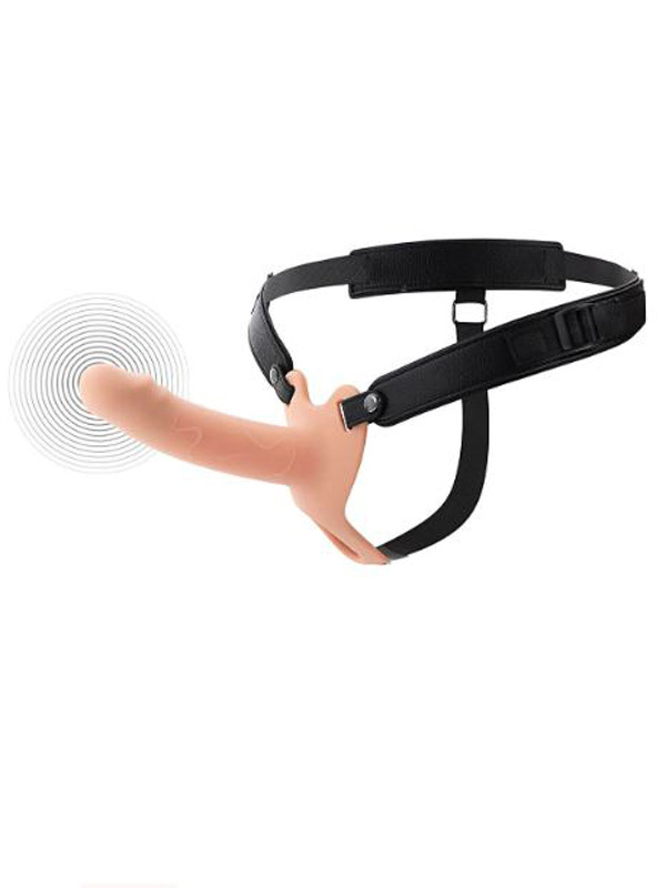 Gode ceinture vibrant creux Strap on 16 cm Sextoys Strap-on Oh! Darling