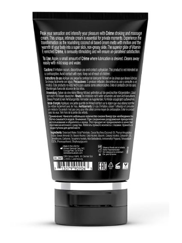 Crème masturbation wicked 120 ml Bien-être Bien-être Oh! Darling