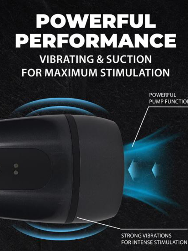 Pumped masturbateur vibrant noir Sextoys Masturbateur Oh! Darling