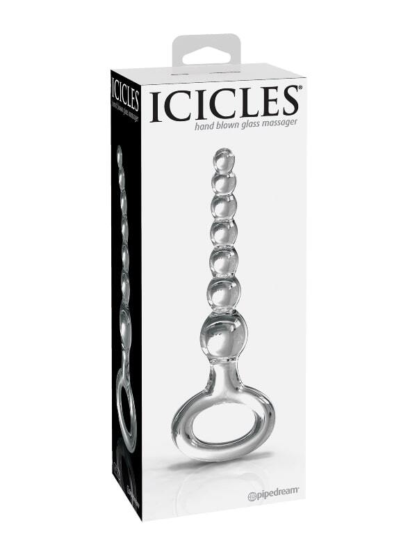 Chapelet anal en verre Icicles n°67 Pipedream Sextoys Chapelet anal Oh! Darling