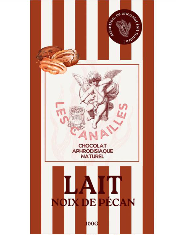 Chocolat lait noix de pécan Aphrodisiaque Pour plus de plaisir Oh! Darling