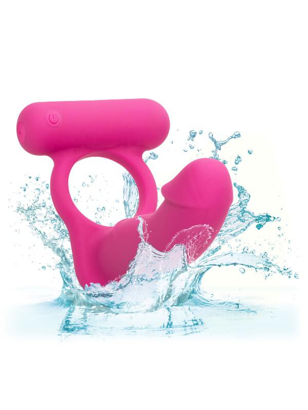 Cockring vibrant Double Diver Calexotics Sextoys Anneau vibrant Oh! Darling