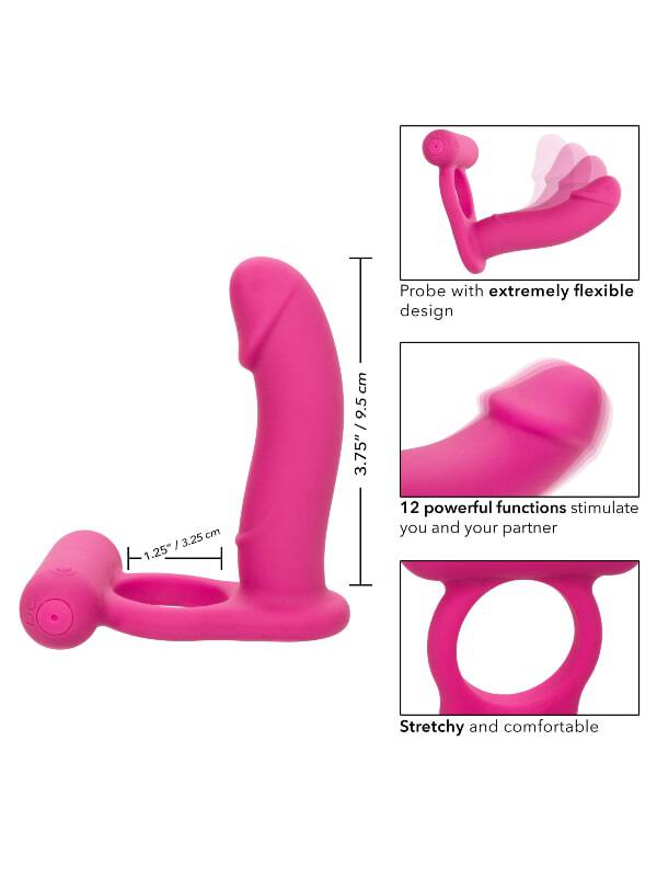 Cockring vibrant Double Diver Calexotics Sextoys Anneau vibrant Oh! Darling