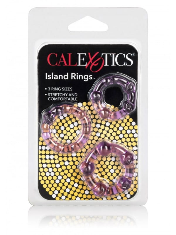 Cockring Island Rings violet Calexotics Sextoys Cockring - Gaine de pénis Oh! Darling