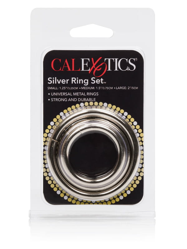 Set 3 cockring Metal Calexotics Sextoys Cockring - Gaine de pénis Oh! Darling