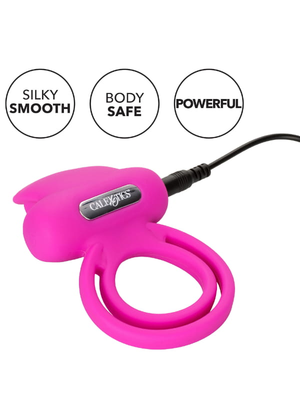 Cockring vibrant Dual Clit Flicker Calexotics Sextoys Anneau vibrant Oh! Darling