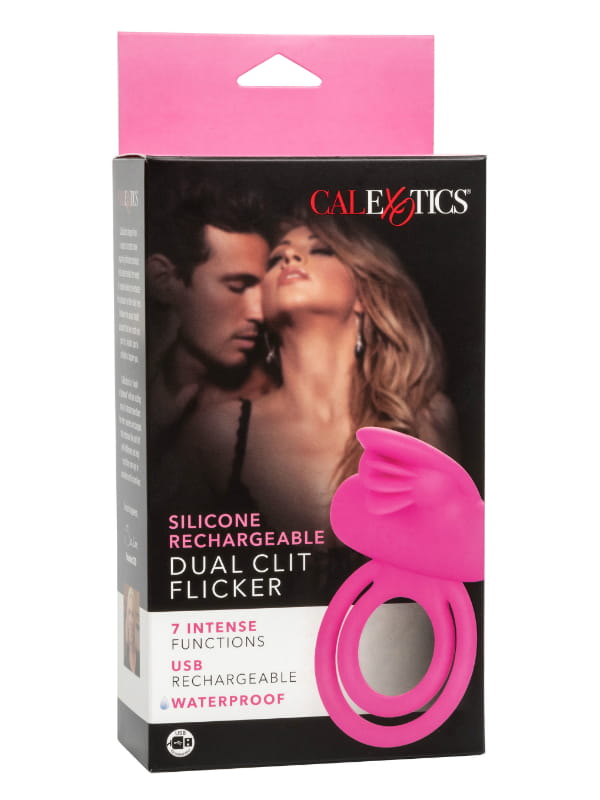 Cockring vibrant Dual Clit Flicker Calexotics Sextoys Anneau vibrant Oh! Darling