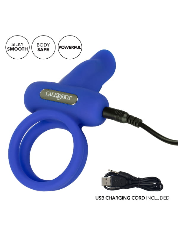 Cockring vibrant Dual Pleaser Enhancer Calexotics Sextoys Anneau vibrant Oh! Darling