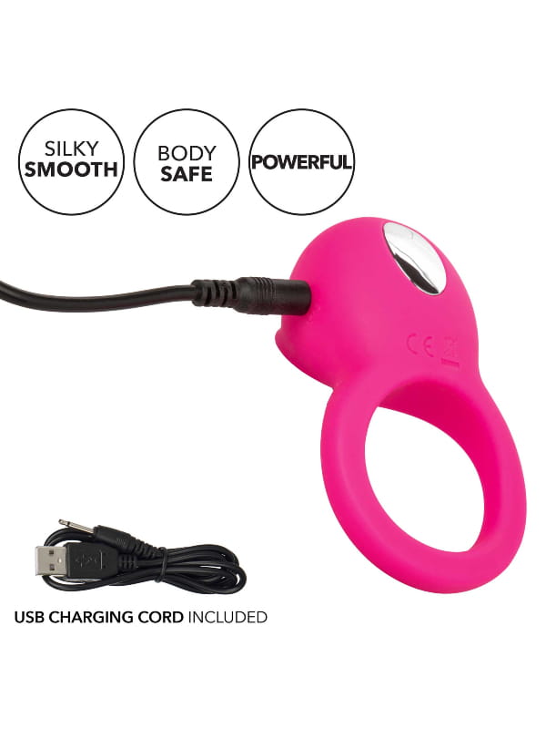 Cockring vibrant Teasing Tongue Enhancer Calexotics Sextoys Anneau vibrant Oh! Darling