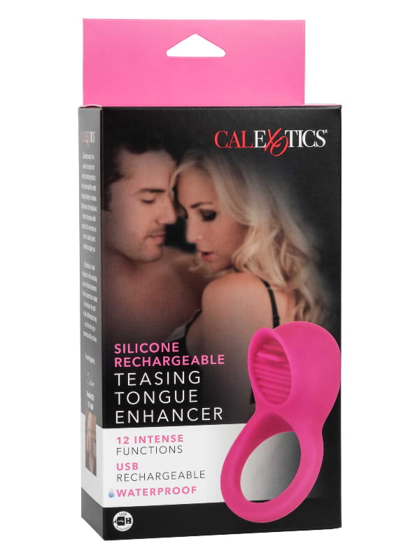 Cockring vibrant Teasing Tongue Enhancer Calexotics Sextoys Anneau vibrant Oh! Darling