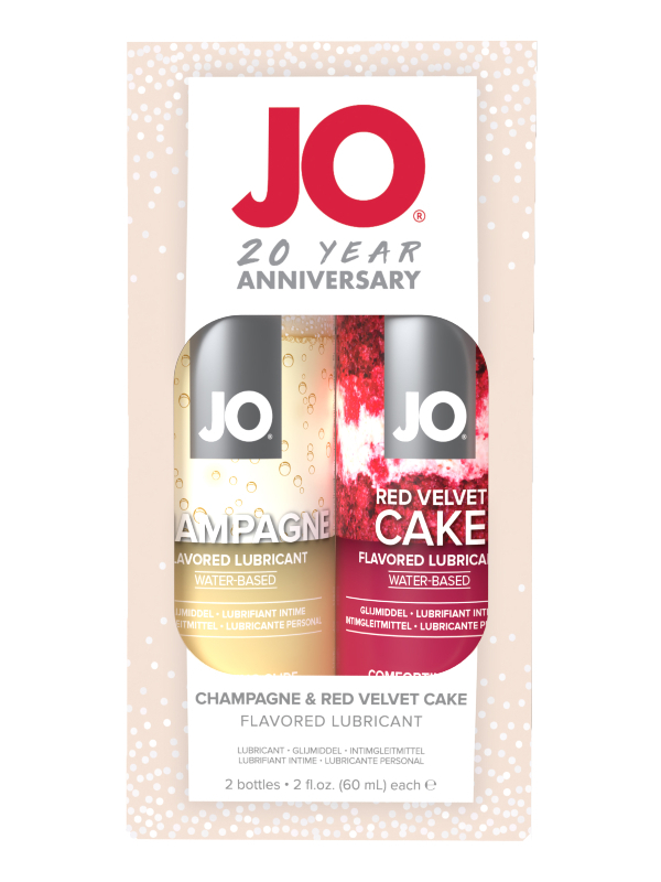 Coffret 2 Lubrifiants Anniversaire JO Bien-être Lubrifiant intime comestible Oh! Darling
