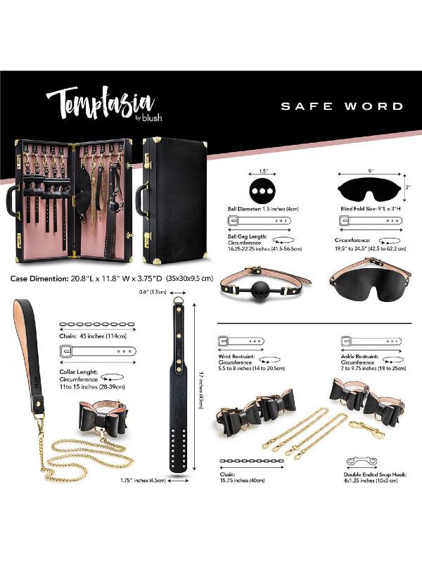 Coffret Bondage Temptasia BDSM Kit d'attache Oh! Darling