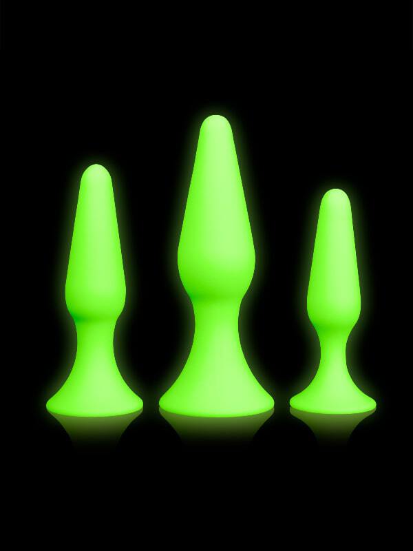 Coffret Plugs Glow in the Dark Ouch Sextoys Plug anal Oh! Darling