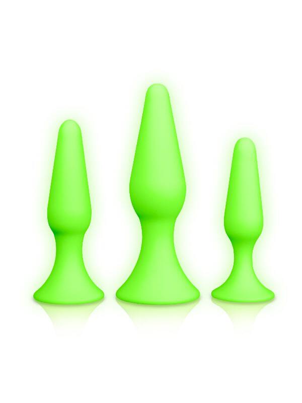 Coffret Plugs Glow in the Dark Ouch Sextoys Plug anal Oh! Darling