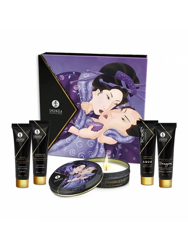 Coffret Secret de Geisha fruits exotiques Bien-être Coffret de massage Oh! Darling