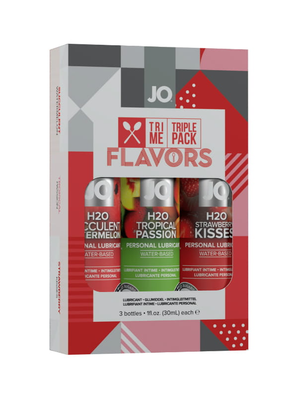 Coffret 3 Lubrifiants Flavors JO Bien-être Lubrifiant intime comestible Oh! Darling